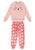 Pijama Longo Infantil Menina Rosa Malwee Kids 103817 Rosa