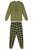 Pijama malwee masculino de inverno longo em moletom 106464 Verde