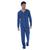Pijama Masculino Americano Básico Aberto De Inverno Blusa Manga Longa e Calça Quentinho Azul