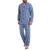 Pijama Masculino Flanela 100% Algodão Xadrez Azul Xadrez azul