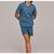 Pijama masculino manga curta short roupas masculinas Azul