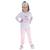 Pijama para menina infantil de inverno plush SOPHIA Victory Rosa claro