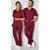 Pijama Scrubs  Cirurgico Plus Size Unissex PH02- 1 Bordô