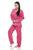 Pijama soft adulto feminino  outono/inverno frio Pink coroa