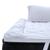 Pillow Top Casal Extra Macio Toque de Pluma em Fibra Siliconada 800g/m2 138x188cm BF Colchões BRANCO