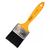 Pincel Trincha Pintura Roma Preta Ref.304   2.1/2'' Cabo Amarelo . / Kit C/ 12 Peças Preto