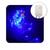 Pisca Led 100 Lamp 9mts 220v Multifuncao Fio Transparente Azul