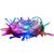 Pisca Pisca 100 Leds Colorido com 8 Funções 10 Metros Fio-Transparente-Led-Colorido