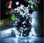 Pisca Pisca de Luz Decorativas De Natal 100 Leds 8 Funções 10m 127V fio verde branco