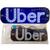 Placa LED Luminosa Para Uber - ELE145 AZUL