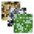Placa Pastilha De Vidro Para Cozinha Banheiro Piscina Cristal Preta Marrom Verde Grande  30x30cm  Diversas Cores - La Bella Griffe Verde