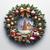 placa redonda decoração de natal guirlanda natalina 30x30 cm natal mágico