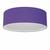 Plafon Cilíndrico Duplo Vivare Md-3037 Cúpula em Tecido 60x25cm - Bivolt Roxo