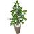 Planta Artificial Figueira Verde Hera com Vaso Decoração Coluna Bege