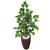 Planta Artificial Figueira Verde Hera com Vaso Decoração Coluna Marrom