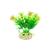 Planta Artificial para Aquario ate 10cm Enfeite e Decoração verde flor crespa