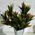 Planta Dracaena artificial decorativa - FL 19526 Verde com ponta rosa