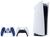 PlayStation 5 825GB 1 Controle Branco  Branco e Azul