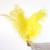 Plumas de Avestruz Extra Tipo Chorona Branca Carnaval 25g Amarelo Canário