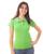 Polo Feminina  Piquet 100% Algodão Lisa Basica Casual Verde limão