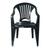 Poltrona cadeira alta preta plastico bar botéco restaurante PRETO