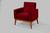 Poltrona cadeira amamentação decorativa sala de estar Vermelho