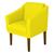 Poltrona Cadeira Confortável Gran Diego Para Sala Recepção Sala Espera Clinicas Hospital Sued Amarelo