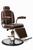 Poltrona Cadeira Reclinável De Barbeiro E Salão Marrom Croco