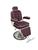 Poltrona Cadeira Reclinável De Barbeiro E Salão Vinho Acetinado