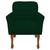 Poltrona Cadeira Resistente Reforçada Confortável Para Salas Espera Clinicas Recepção Bia Nanda Decor Suede verde musgo