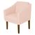Poltrona Cadeira Resistente Reforçada Gran Diego Confortável Para Salas Espera Clinicas Recepção Sued rosa claro