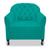 Poltrona Cadeira Sofá Julia com Botonê para Sala de Estar Recepção Escritório Quarto Suede Azul Turquesa - AM Decor Azul Turquesa