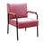 Poltrona Jade Cadeira Braço Metal Moderna Decoração Sala, Recepção Suede Rosa 280