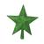 Ponteira Estrela Decoração Arvore de Natal 24 cm Verde