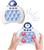 Pop It Game Eletrônico Brinquedo Fidget Presente Quick Push Astronauta azul 2