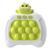 Pop It Game Eletrônico Brinquedo Fidget Presente Quick Push Dino baby verde