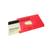 Porta Cartão Magnético Ônibus Bilhete Único Crédito C/100  Vermelho 