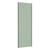 Porta de Correr Closet 80cm com Puxador Perfil Inox e Kit Ferragem Prime Luciane Móveis Verde Jade