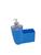 Porta esponja e detergente para bancada de pia dispenser de detergente com suporte para esponja Azul