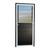 Porta Lambril com Bandeira Basculante Super 25 Vidro Reflex 210cm x 86cm Brimak Mix Preto