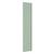 Porta para Closet Individual 50cm com Puxador Perfil Inox Luciane Móveis Verde Jade