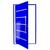 Porta Pivotante Lambril Premium Azul