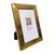 Porta Retrato Escovado Metalizado 10X15cm Moldura para Fotos Dourado