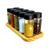 Porta Tempero - ÁGORA Acompanha 10 Potes de vidro 100Ml com Tampas Dosadoras - Exclusivo - Organizador - Prático - Cozinha - Gourmet - Especiarias Preto