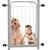Portão Proteção Escadas Grade Segurança Pet Bebês 60 A 74 Cm Branco