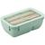 Pote De Marmita Lunch Box Com Divisória Ecológica 850ml Verde