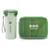 Pote Marmita Microondas Freezer Kit Conjunto Copo Com Tampa 500 ML Lunch Livre BPA Free Verde