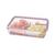 Pote para Alimentos com Travas e Divisória 1,6 Litros Sanremo Hermético Geladeira Plástico Salada Roxo