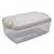 Pote Porta Mantimentos Hermético Resistente 2,3L Marmita Fitness Freezer Microondas Branco