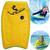 Prancha Surf BodyBoard Radical Master C/Leash Diversão Praia - Infantil Amarelo